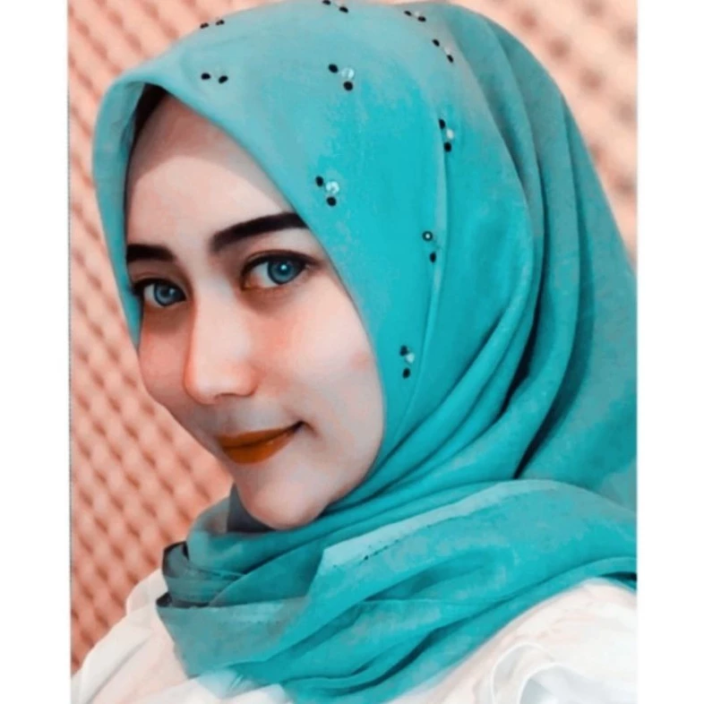 Jilbab Segi Empat Laser Payet Swaroski / Jilbab Segi Empat Payet Mutiara - Gambar 2