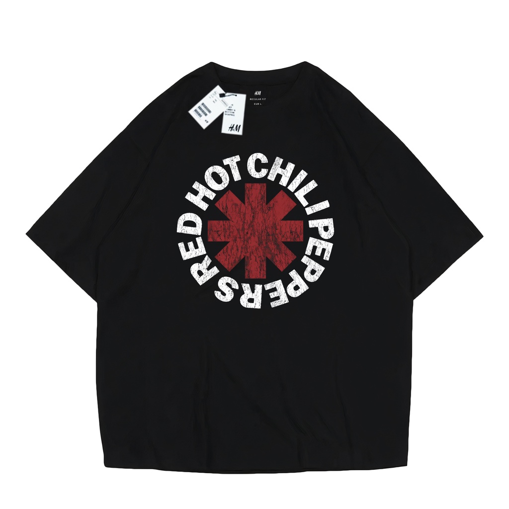 T shirt Music Band Red Hot Chili Peppers RHCP H M Shopee Singapore