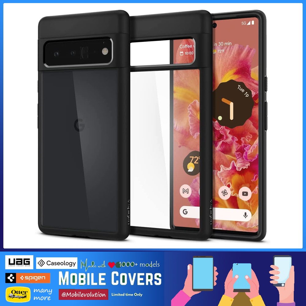 [sgseller] Google Pixel 6 Pro Case Ultra Hybrid Matte Black [Matte