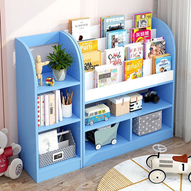 Children's Bookcase Simple Rack Floor Economy Kindergarten Baby Picture ...