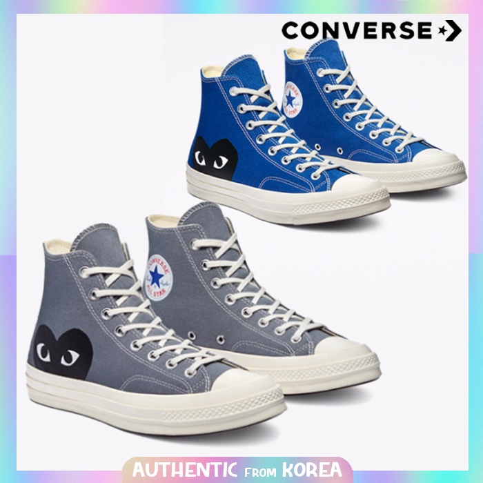 CONVERSE CONVERSE X Comme Play Chuck 70 Uni high top Sneakers grey blue