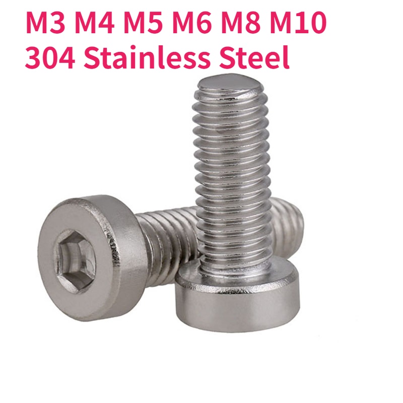 M2 M3 M4 M5 M6 M7 M8 M9 M10 M12 M14 M15 304 Stainless Steel Hex Nut Thin  Hex Nut