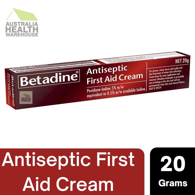 Betadine Antiseptic First Aid Cream 20g August 2024 Shopee Singapore