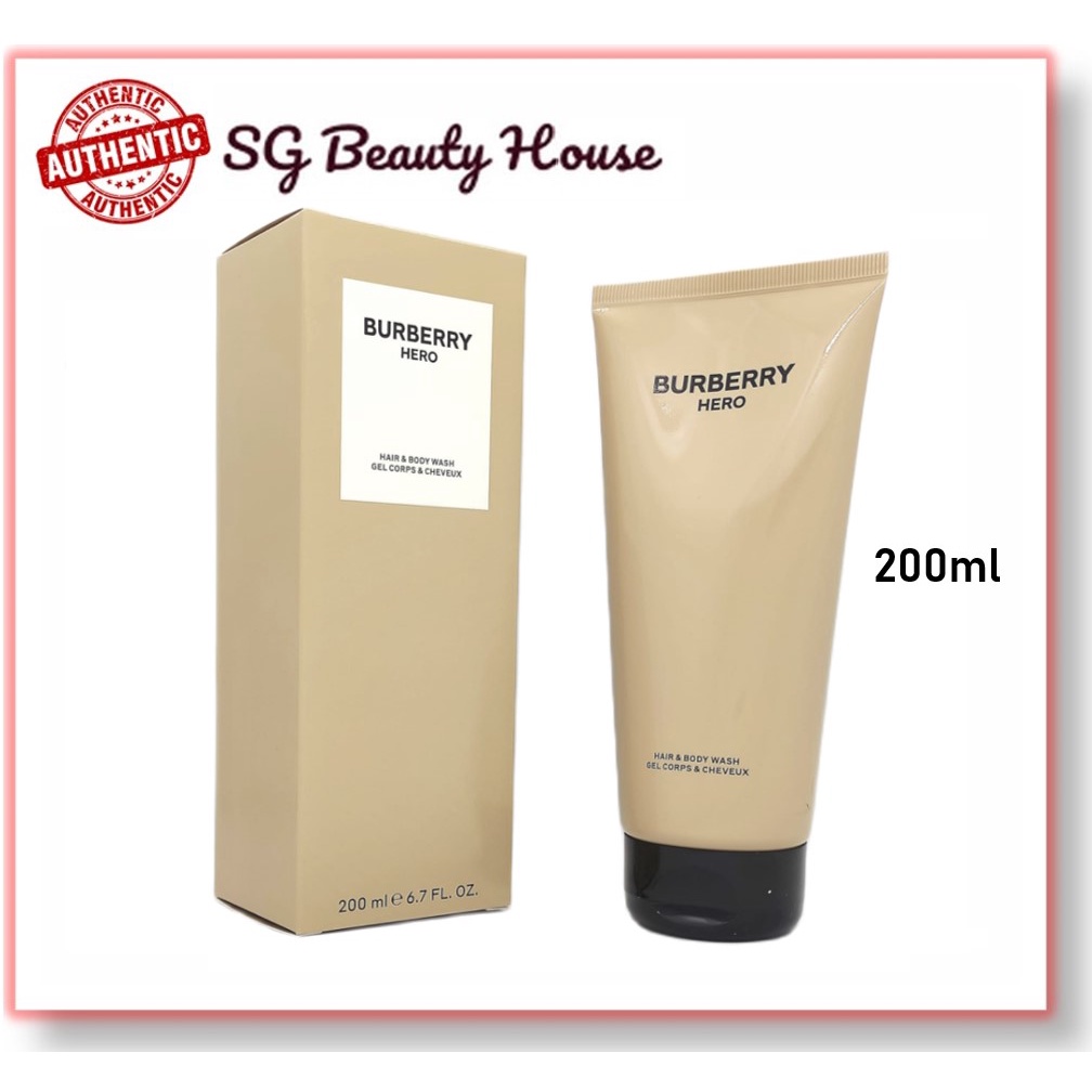 BURBERRY HERO MAN HAIR & BODY WASH 200ML Shopee Singapore