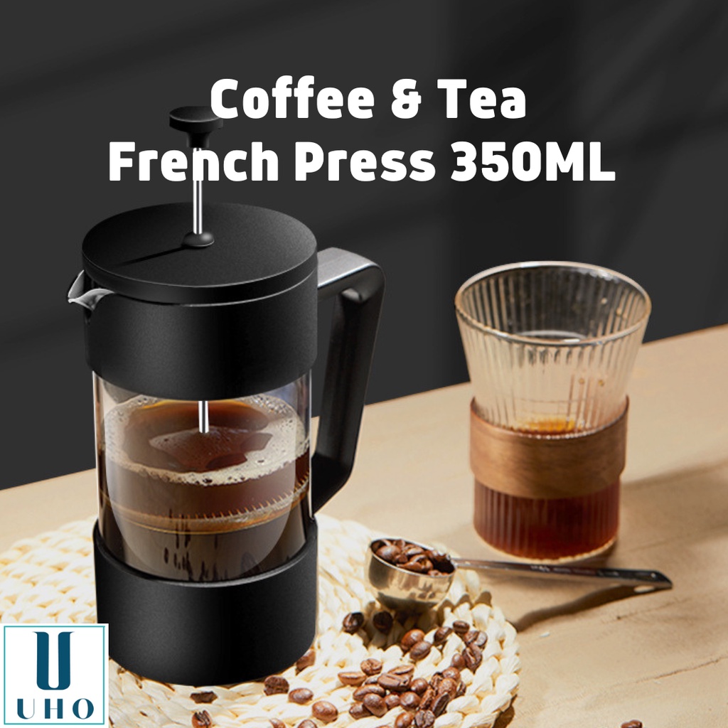 Borosilicate Glass Durable French Press BAYKA 21 Ounce Liter