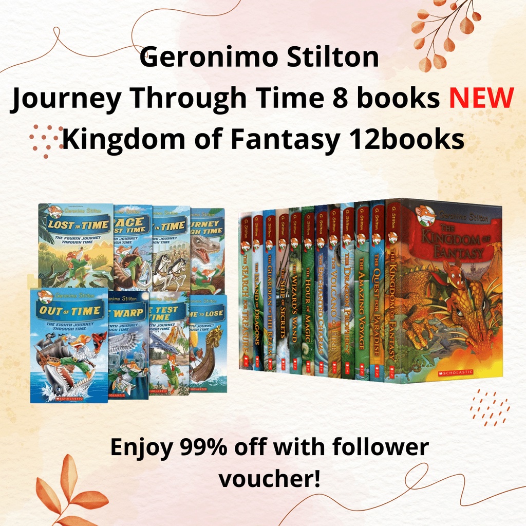 [SG cheapest] Kingdom of Fantasy (12 books NEW!), Journey Through Time Book (8 books) Shopee