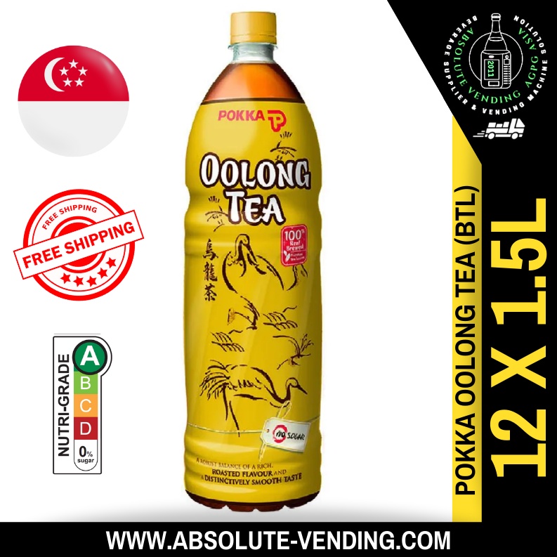 POKKA Oolong Tea 1.5L X 12 (BOTTLE) Shopee Singapore