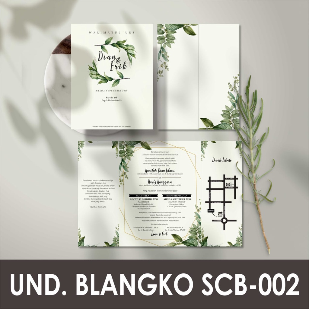 Scb 002 Invitation Blank | Invitation | Invitation Blank | Shopee Singapore