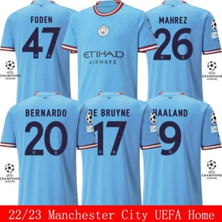 Erling Haaland 9 Manchester City 2022-2023 Home Men Jersey