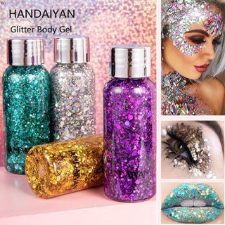 Body Glitter Gel Multifunctional Face Lip Hair Loose Sequins Flash