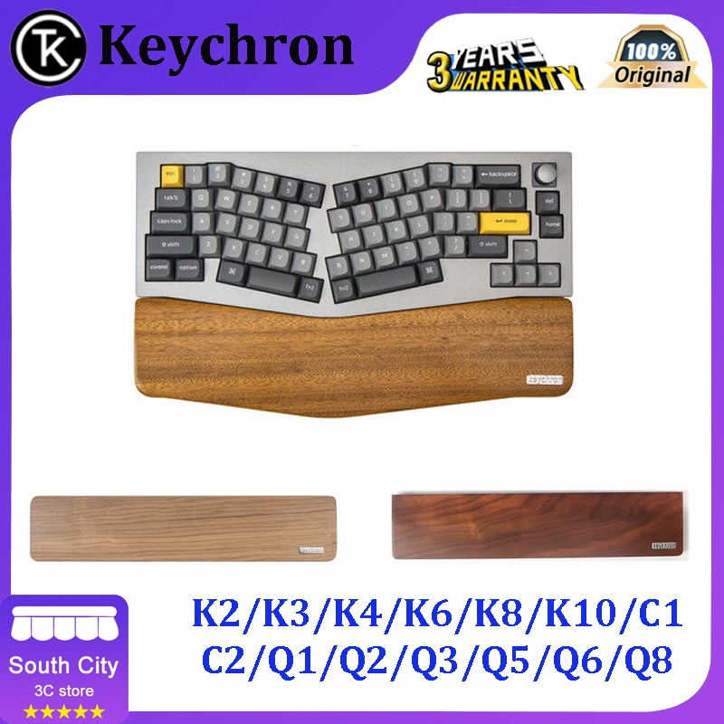 Keychron mechanical keyboard walnut palm rest wristband for K2 K4 K6 K8