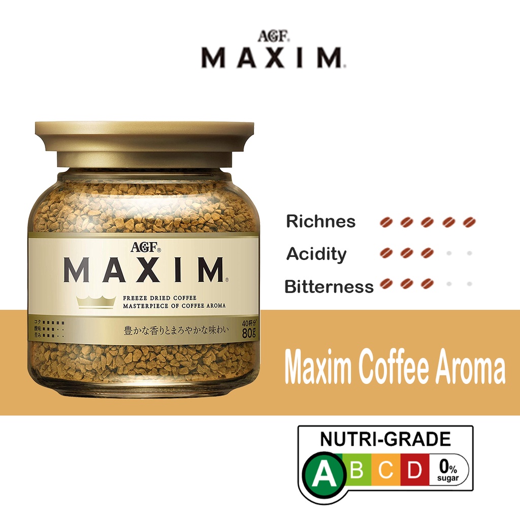 AGF Maxim Luxurious Coffee - Import from Japan | Shopee Singapore