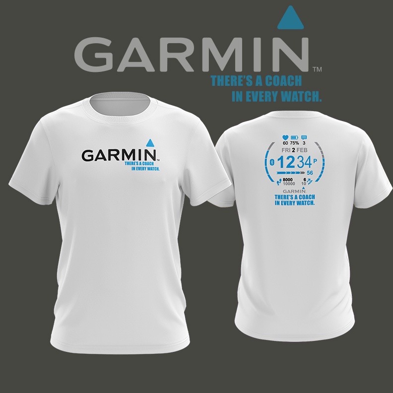 DriFit Garmin Follow The Leader Running Short Sleeve Microfiber T