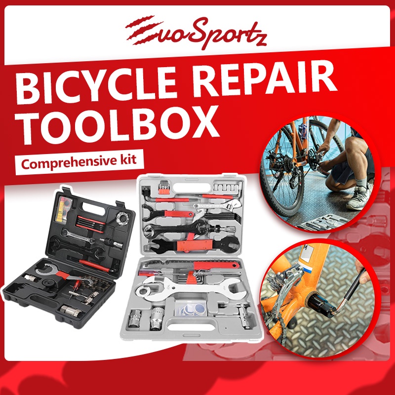 Bicycle Repair Toolbox Bike Tool Kit Set Bike Repairing Tools