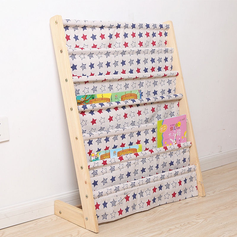 Bold Solid Wood Children's Bookcase Student Bookshelf Kindergarten ...