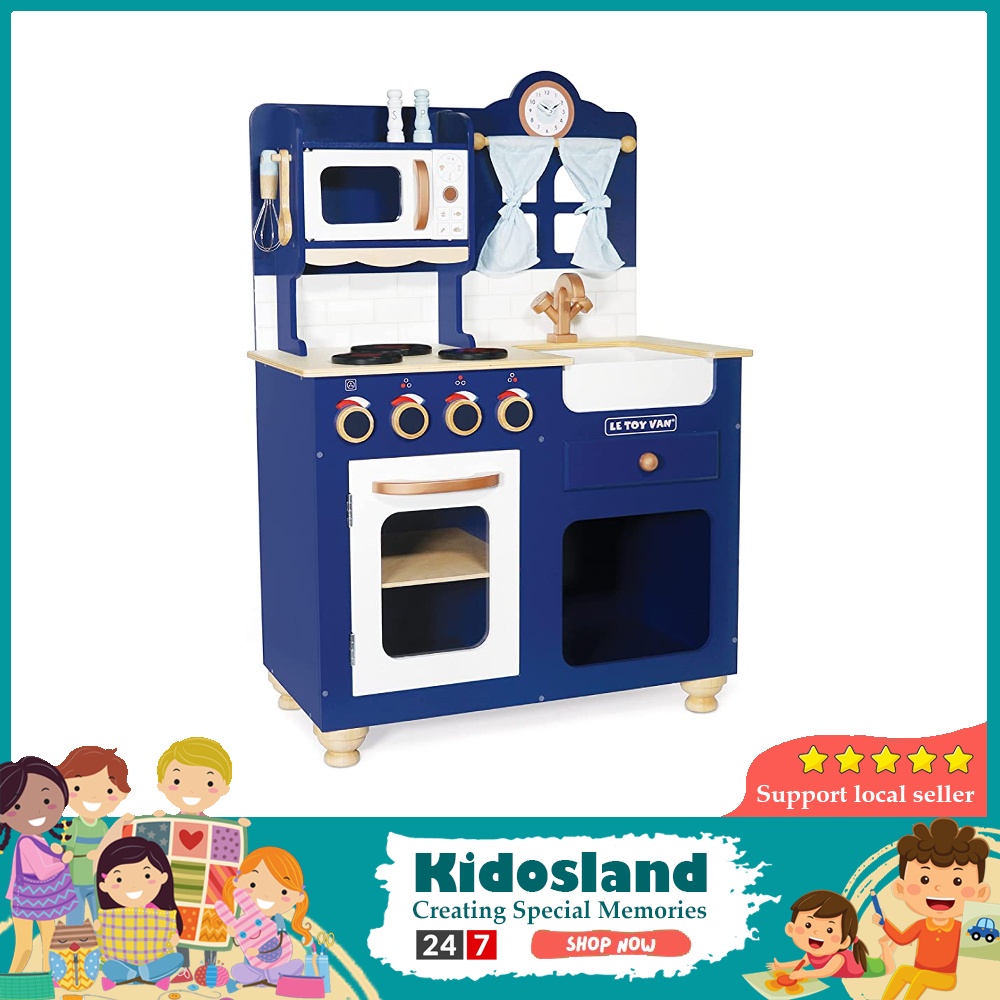 [sgstock] Le Toy Van Oxford Deluxe Toy Kitchen Premium Wooden Toys for