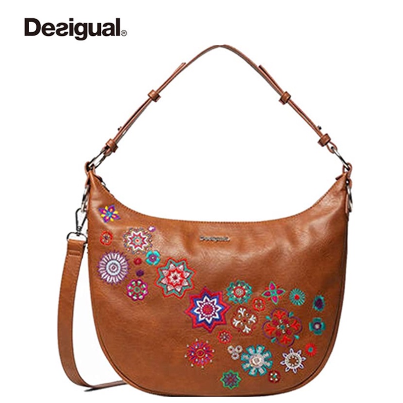 New Spain Desigual bag European and American fashion Women embroidered cross-body bag single shoulder bag