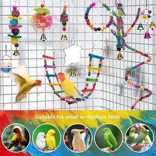 Bite Toy, Bird Chew Toy Colorful Beak Grinding Free For Lovebird