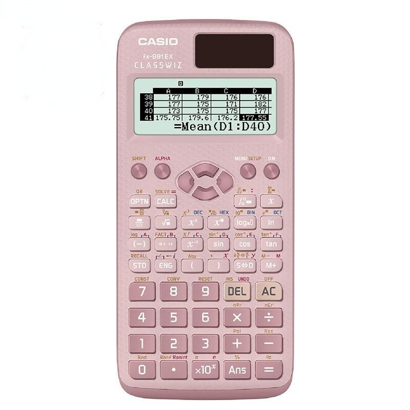 Casio Calculator FX-991EX Pink Scientific Calculators Heavy Duty ...