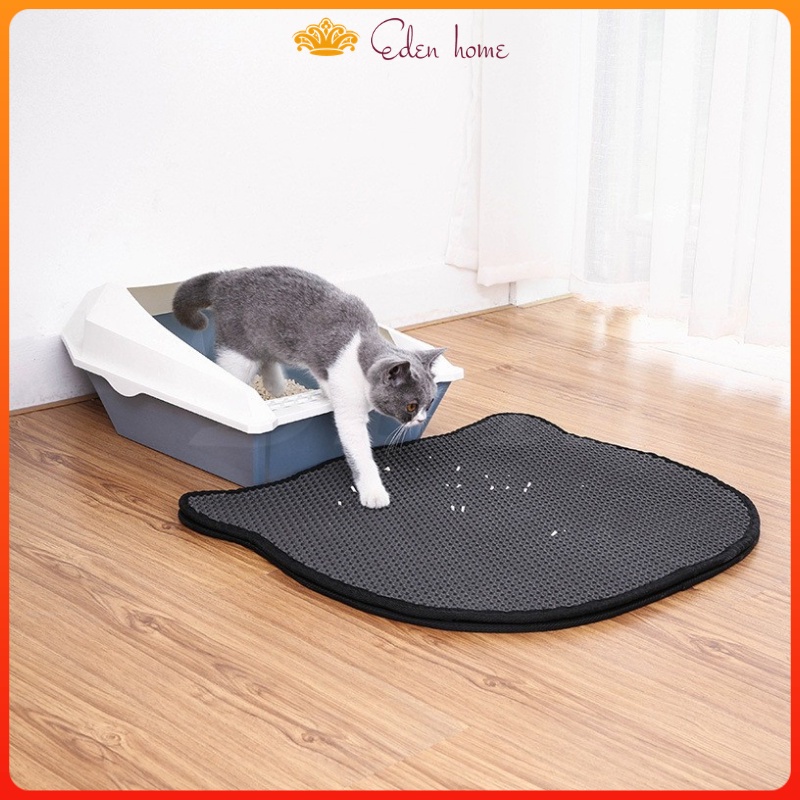 Pet Cat Litter Mat Double Layer Litter Cat Bed Pads Pets Litter Box Mat Pet Product Bed For Cats House Clean mat Shopee Singapore