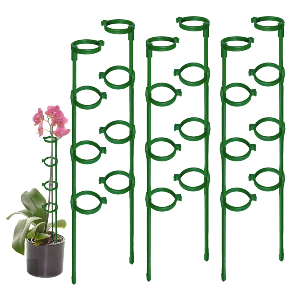 [herebuy] 6pcs Plant Support Stakes For Amaryllis Orchid Peony Tomato ...