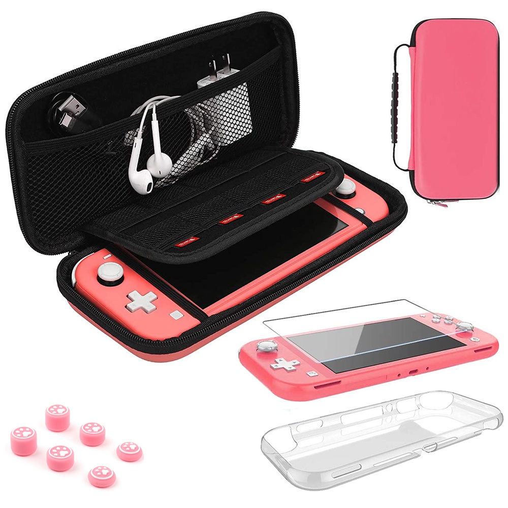 Carry Protective Pouch Bag Case For Switch LITE Soft Transparent TPU