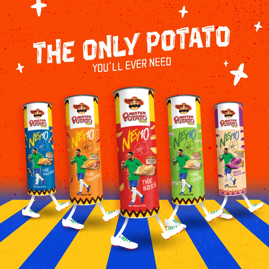 Mister Potato Crisps - 120g | Shopee Singapore