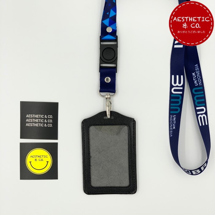 Trusted Latest BUMN BRI ID Card Holder Include ID Card Holder Lanyard ...