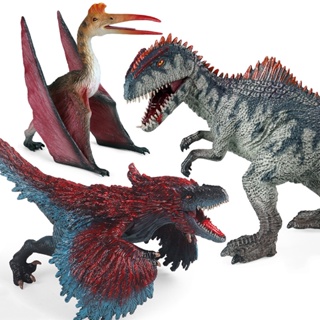 Pterodactyl Action Figures Realistic Flying Dinosaur Pteranodon Dino Toys  Pterosaur Model Toys Cake Toppers Set 