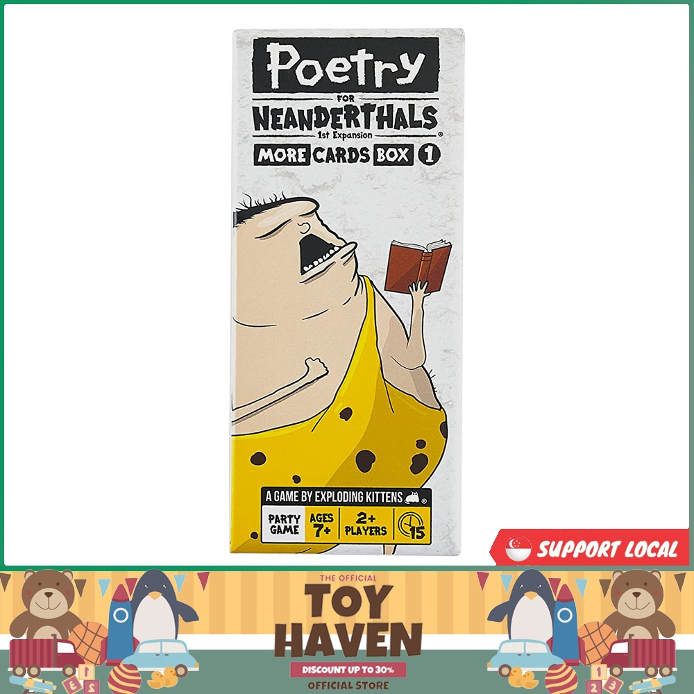 [sgstock] EXPLODING KITTENS Poetry for Neanderthals Expansion - Family ...