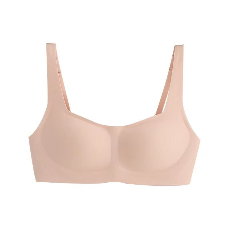 Nanoshop Women Seamless Bras Full Coverages Cup thin Pads | Shopee ...