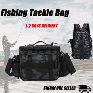 Multifunctional Padded Fishing Tackle Bag Fishing Accessories Storage Bag  Case Carp Fishing Shoulder Bag Hand Bag 