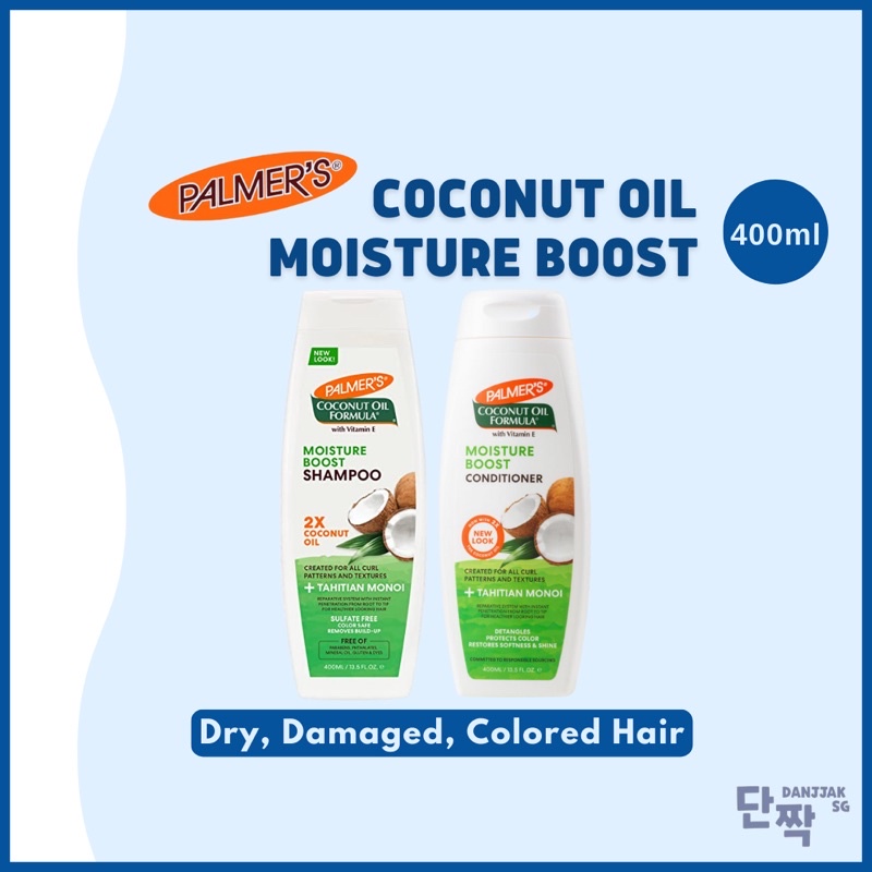 Palmer's Coconut Oil Moisture Boost Shampoo and Conditioner 400ml (For