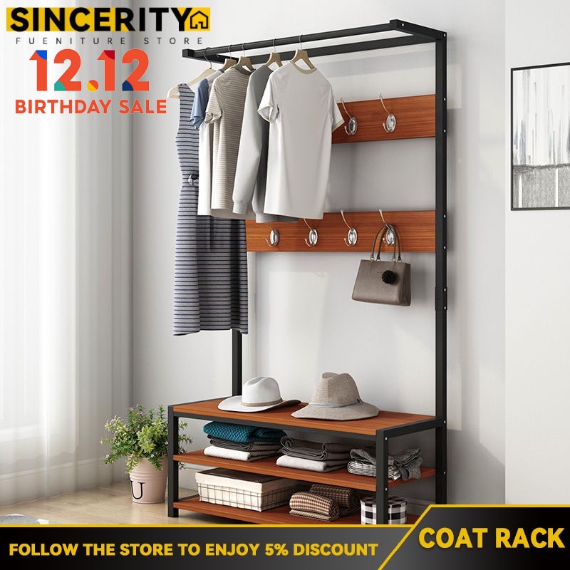 Modern Simple Coat Rack Living Room Bedroom Hanger Clothes Rack ...