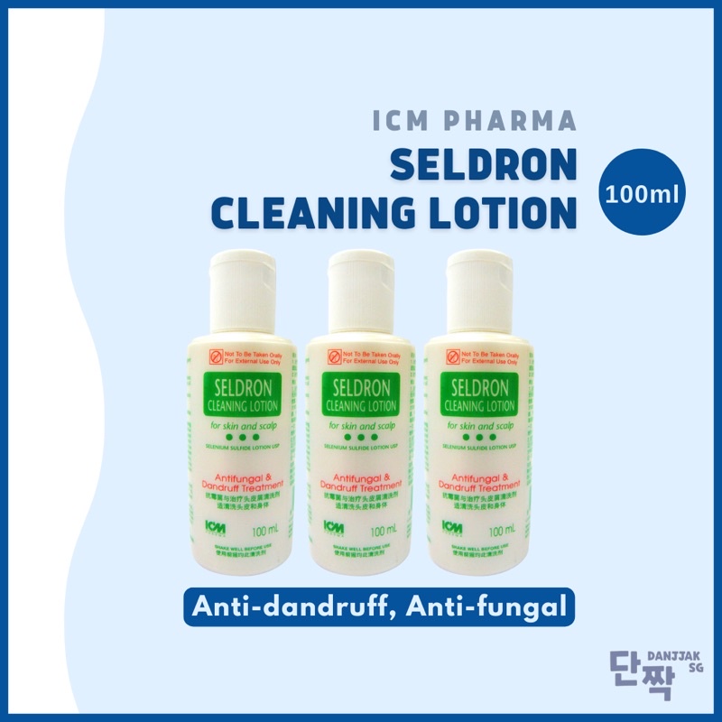 Seldron Cleaning Lotion Selenium Sulphide Lotion 100ml (Antifungal