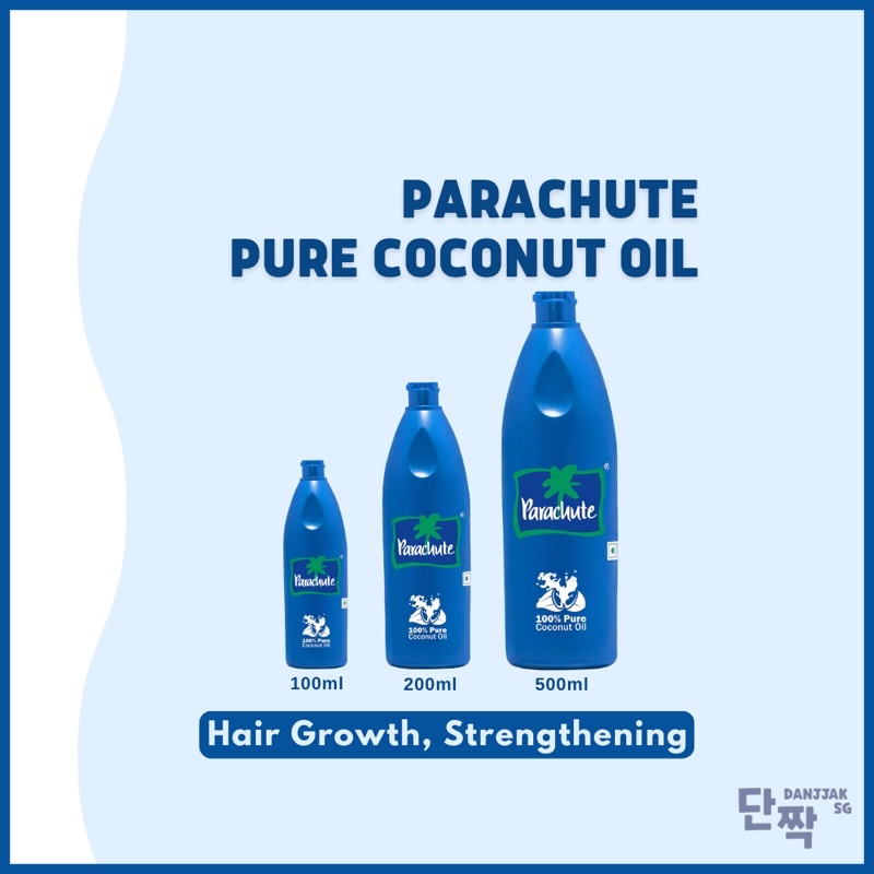 Parachute 100 Pure Coconut Oil 100ml/200ml/500ml (Reduce Split Ends