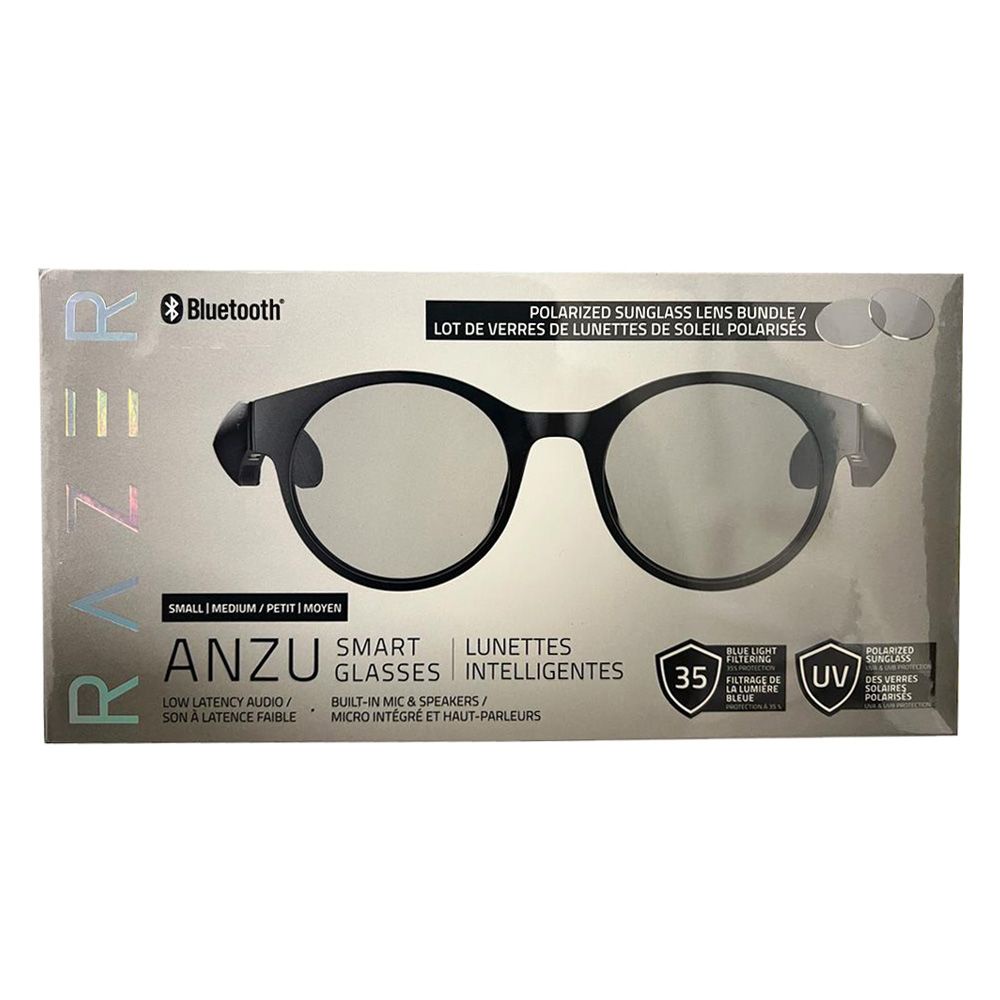 Razer Anzu Smart Glasses ( Round Design, Size S / M ) Bluetooth Audio