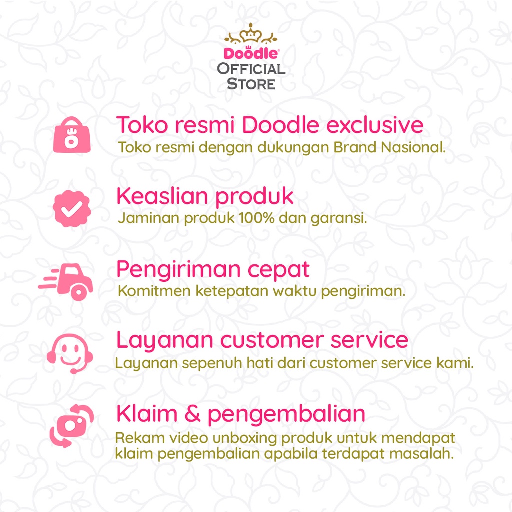 Doodle Minyak Telon Greentea Ukuran 100 ml Original - Gambar 4