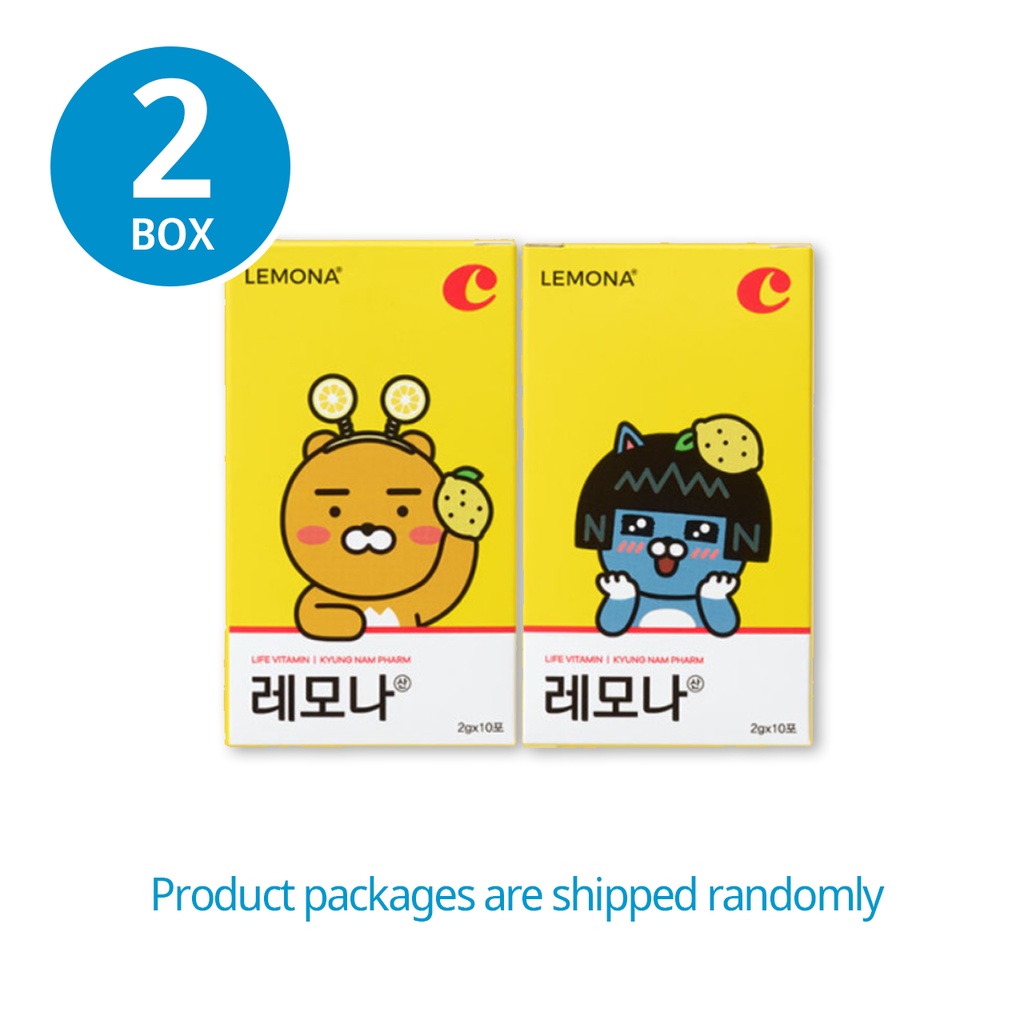 [Lemona] San Kakao Friends Edition Vitamin C 500 Stick Card Box (10/50 ...