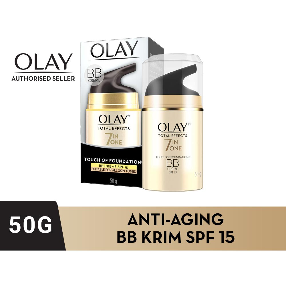 Olay Total Effects 7in1 Touch Of Foundation Bb Cream Spf 15 Moisturizing Face Anti Aging