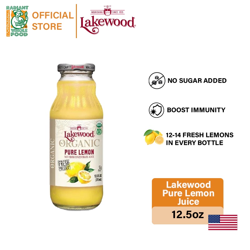 Lakewood Organic PURE Lemon (12.5oz) | Shopee Singapore