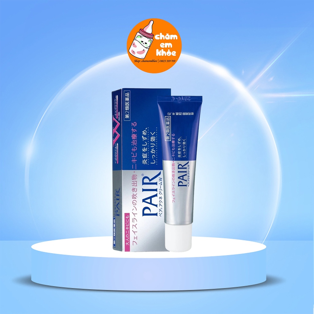 Pair Acne W Cream 24gr Japanese Acne Cream Reduces Acne, Prevents Acne