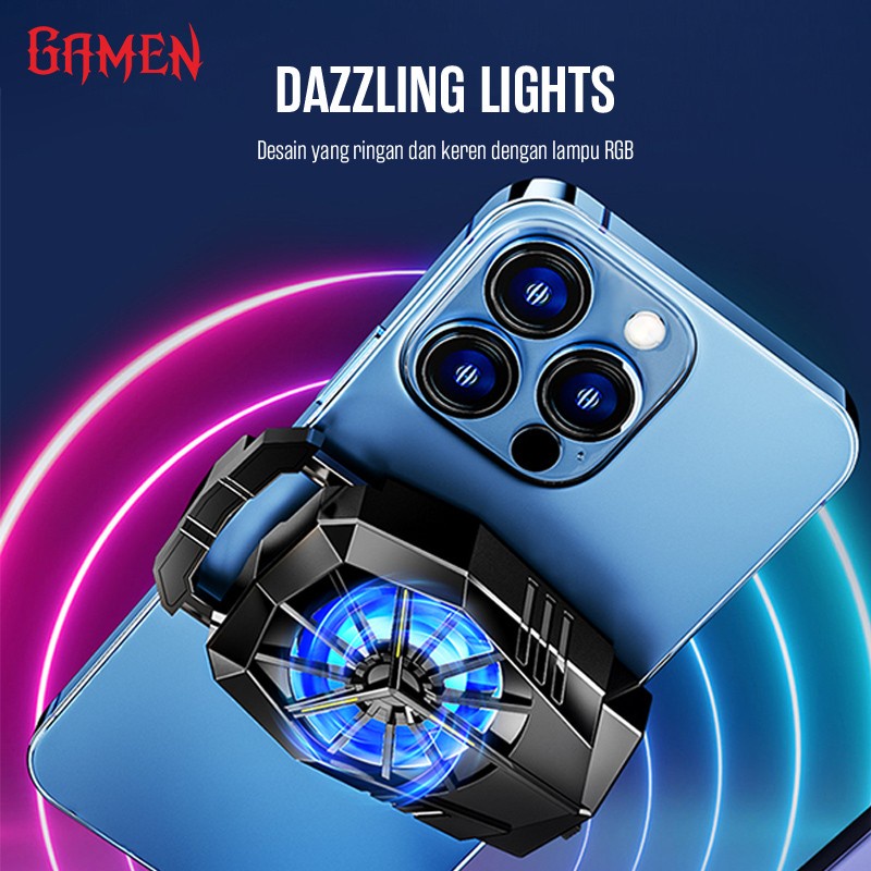 Gamen GMR02 / GMR02S Fan Cooler Radiator Pendingin HP Cooling Fan Gaming - Gambar 3