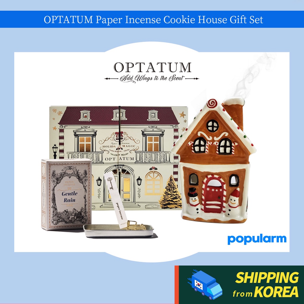 OPTATUM Paper Incense Cookie House Gift Set Shopee Singapore