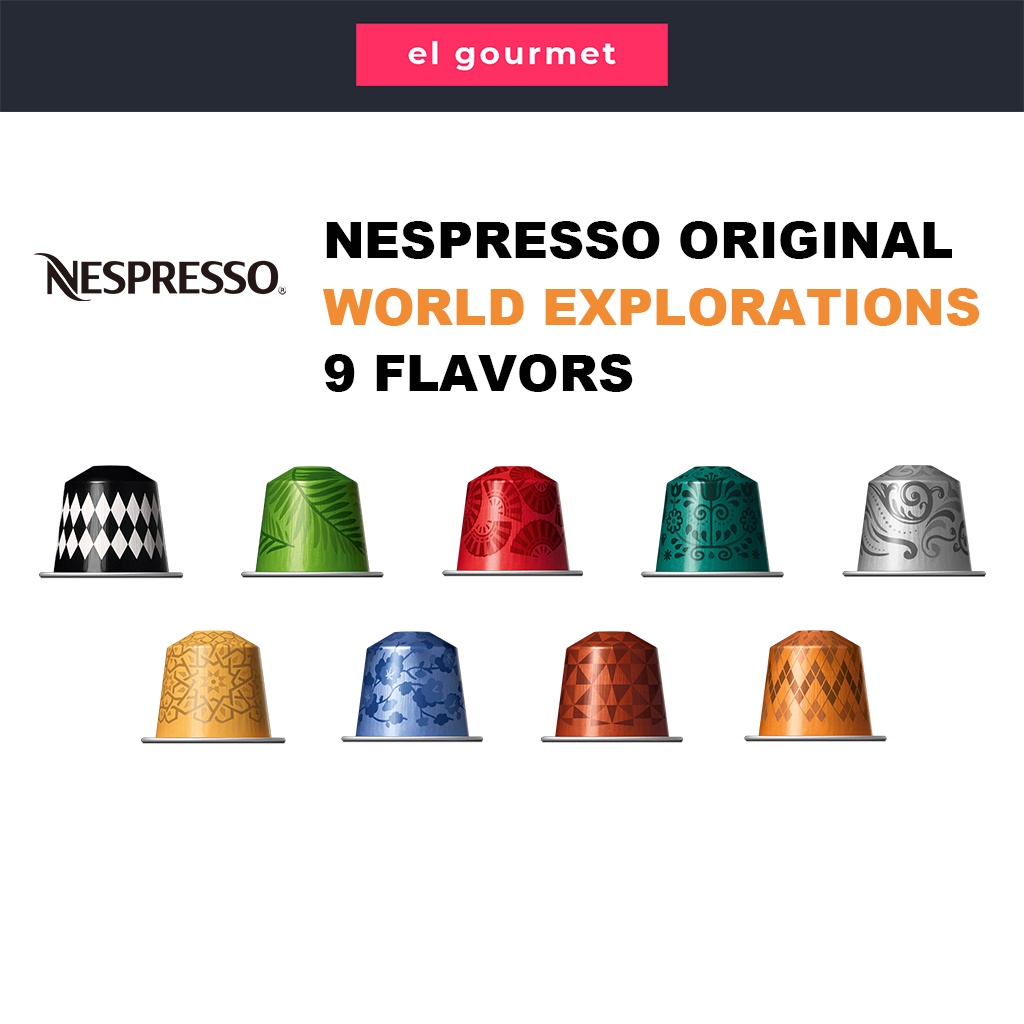 NESPRESSO Original World Explorations Coffee Capsules 9 Flavours
