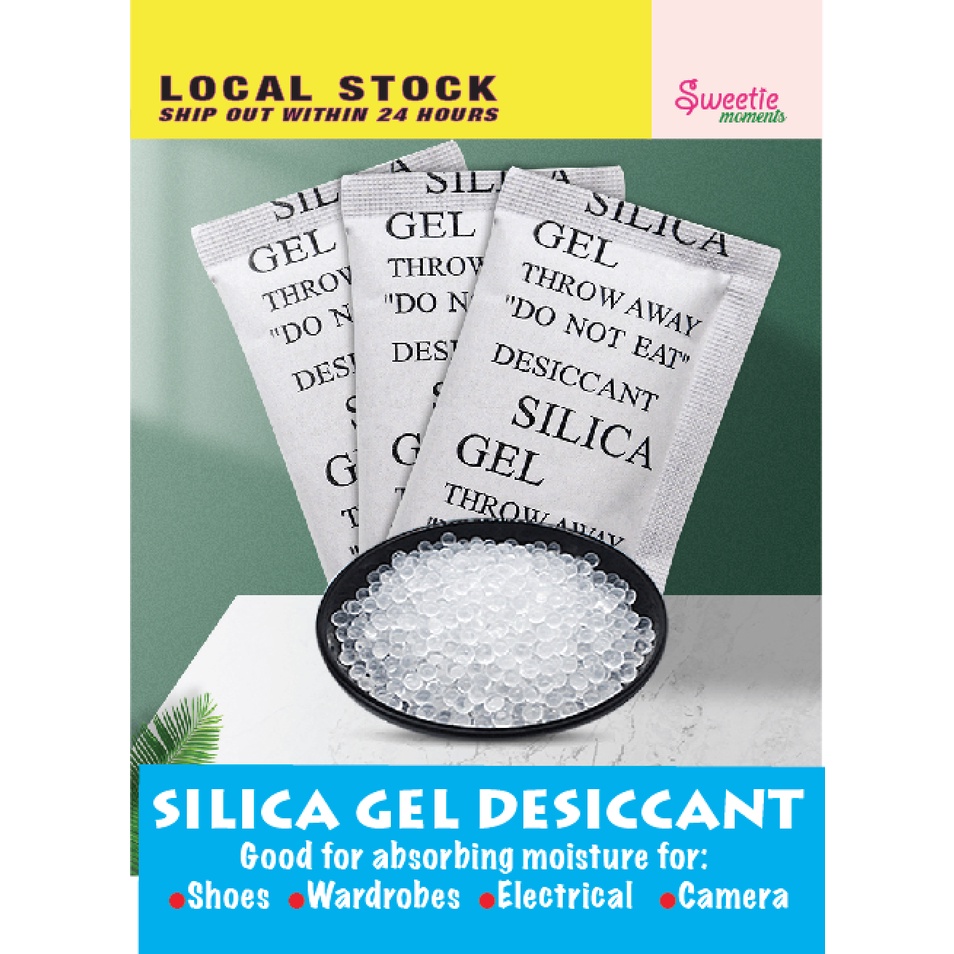 [🇸🇬 STOCK] 1g / 5g /10g /20g Silica Gel Packets Desiccant Moisture