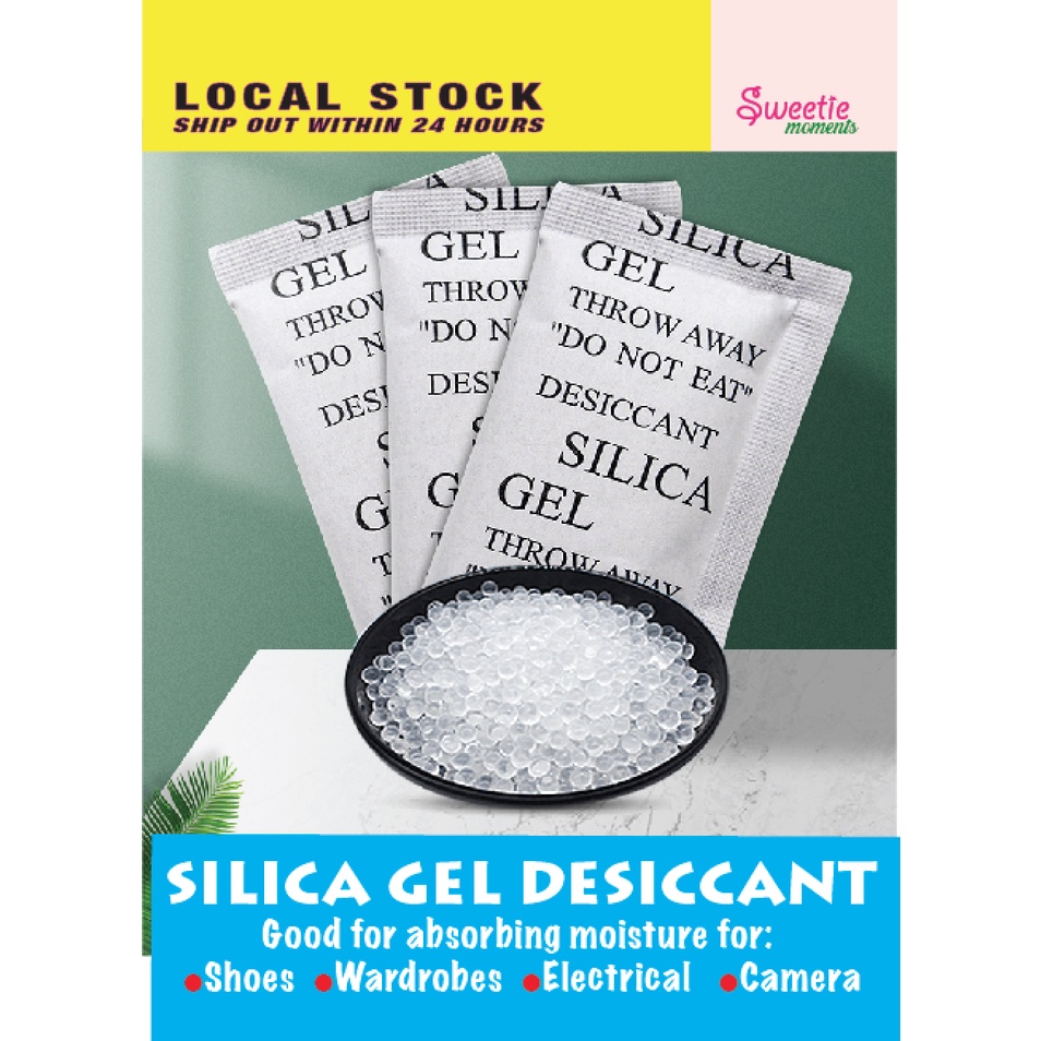 🇸🇬 Stock 1g 5g 10g 20g Silica Gel Packets Desiccant Moisture