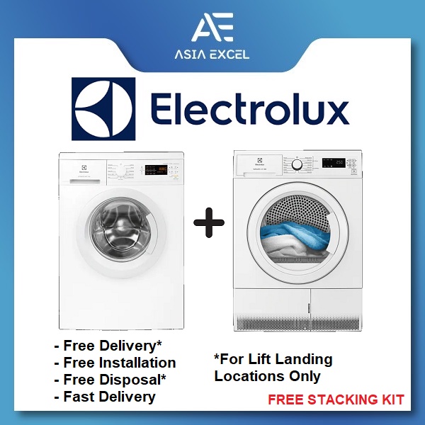 ELECTROLUX EWF8025DGWA 8KG FRONT LOAD WASHING MACHINE + ELECTROLUX