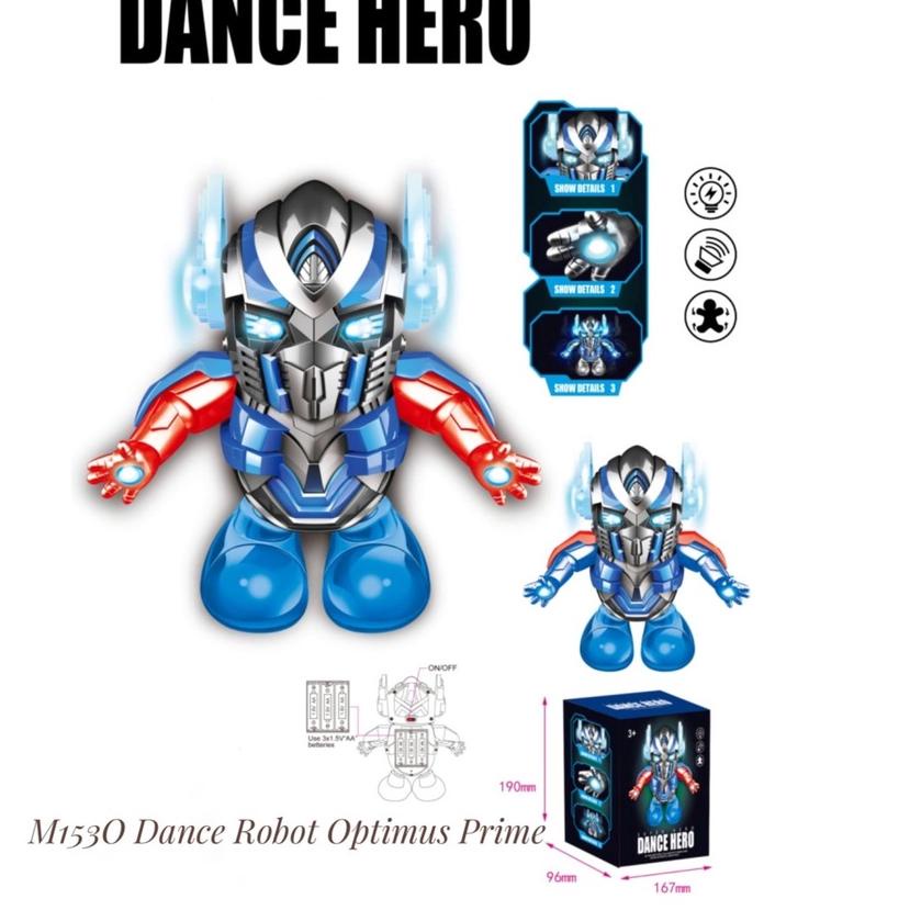 Tu M153O Dancing Robot Optimus Prime with LED/Display/Dance Hero kQ For ...