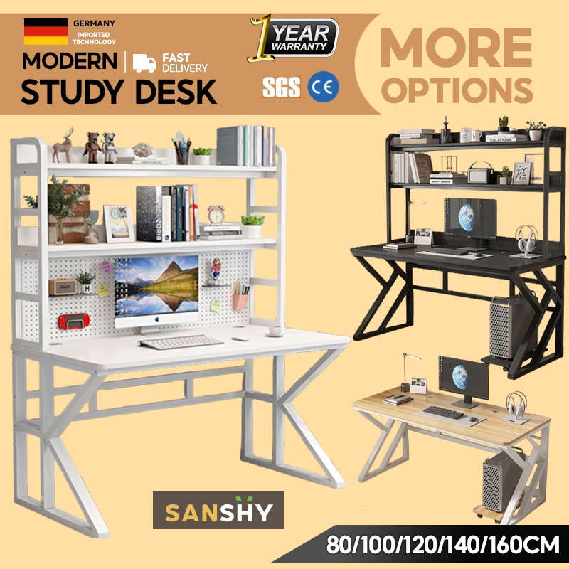 Computer Student Home With DFVC Bookshelf Study Table with Rack ...